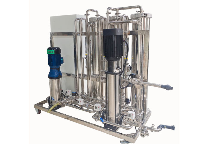 Équipement de traitement de l'eau de système de RO d'étape de double de 1000 LPH pour l'hôpital
