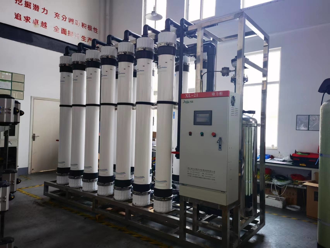 traitement de l'eau de filtres de membrane de 65000lph uF complètement automatique
