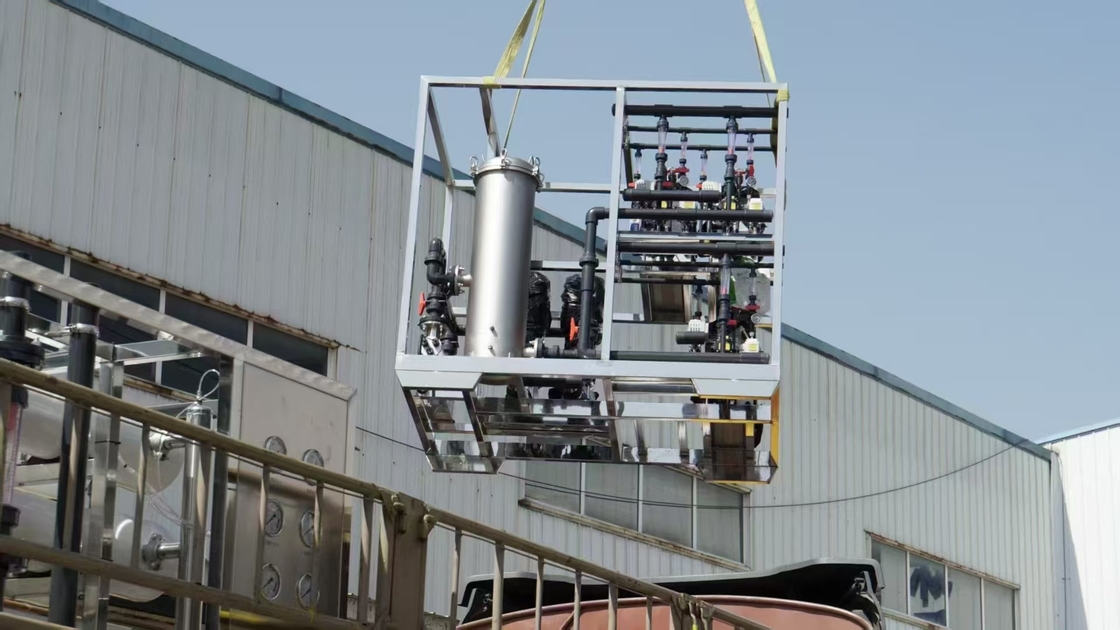 15 T/h EDI système d'eau ultra pure d'usage industriel avec système RO à 2 étages