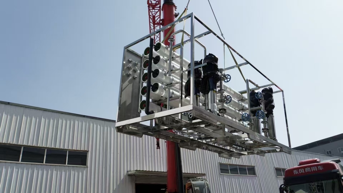 15 T/h EDI système d'eau ultra pure d'usage industriel avec système RO à 2 étages