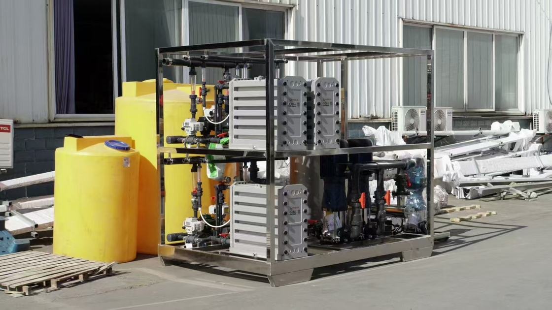 15 T/h EDI système d'eau ultra pure d'usage industriel avec système RO à 2 étages