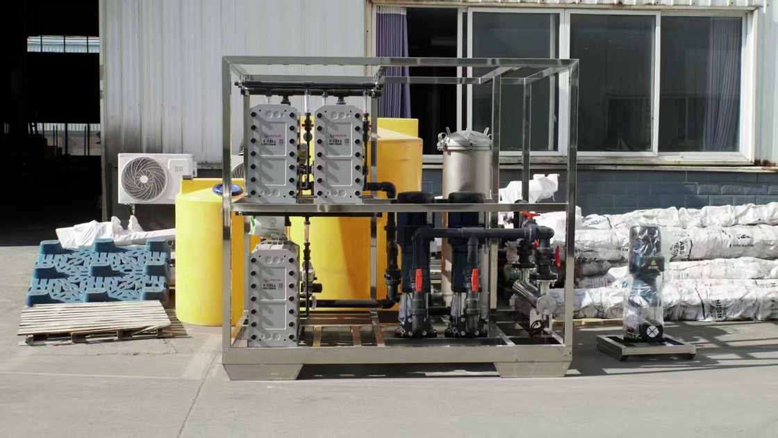15 T/h EDI système d'eau ultra pure d'usage industriel avec système RO à 2 étages
