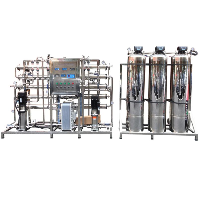 Étapes de l'installation de traitement de l'eau d'osmose d'inversion de RO de 5TPH FRP/solides solubles deux