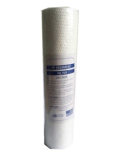 Accessoires de système de RO de cartouche filtrante de l'eau de l'écoulement pp de remplacement de 10 microns hauts