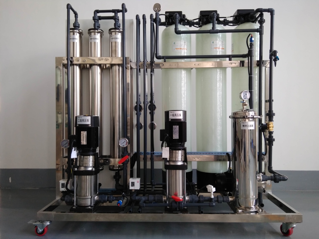 système à deux étages de filtration de l'eau du système RO du RO 750lph