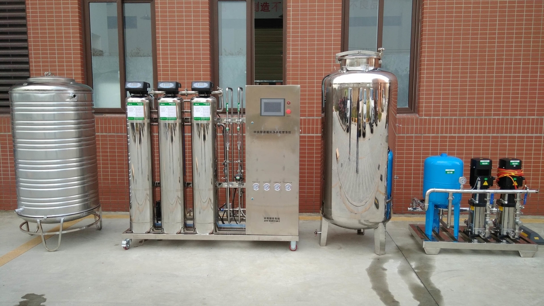 Machine industrielle de filtre d'eau de RO d'équipement d'osmose d'inversion de 1TPH SUS304
