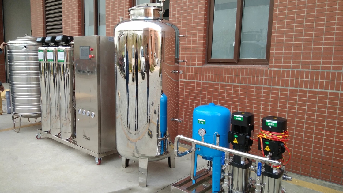 Machine industrielle de filtre d'eau de RO d'équipement d'osmose d'inversion de 1TPH SUS304