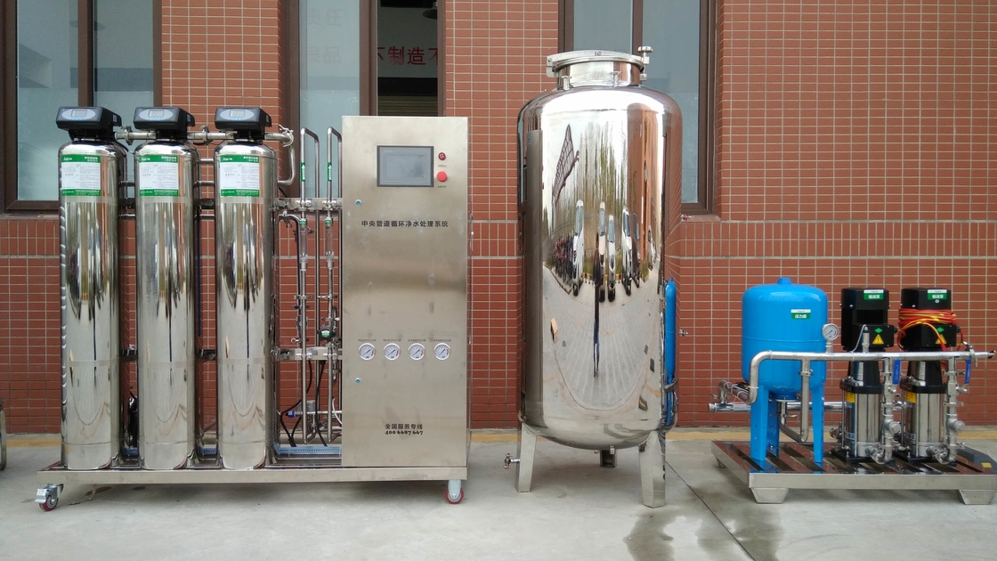 Machine industrielle de filtre d'eau de RO d'équipement d'osmose d'inversion de 1TPH SUS304