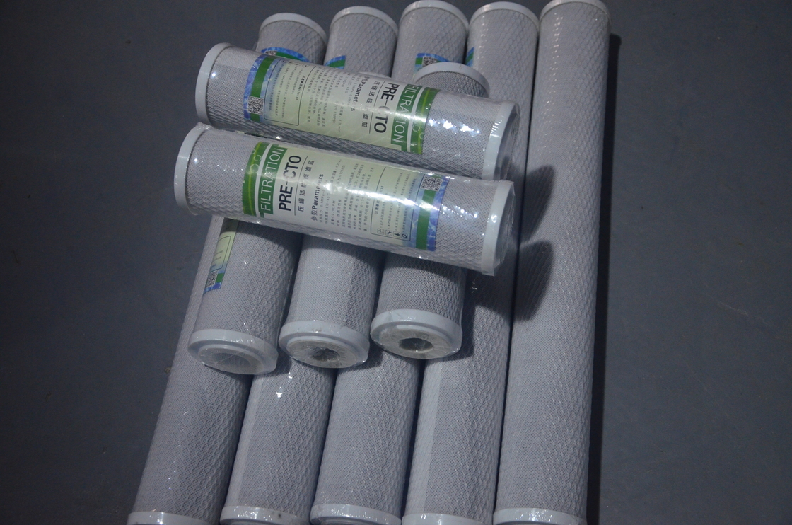 Usine grand CTO accessoires à hauteur de système de RO de cartouche filtrante de l'eau de charbon actif de 20 pouces