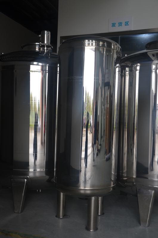 Réservoir de l'eau 304 d'acier inoxydable pour le stockage les accessoires purs de système de RO de l'eau