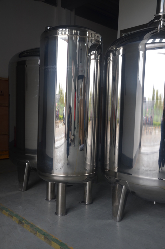 Réservoir de l'eau 304 d'acier inoxydable pour le stockage les accessoires purs de système de RO de l'eau
