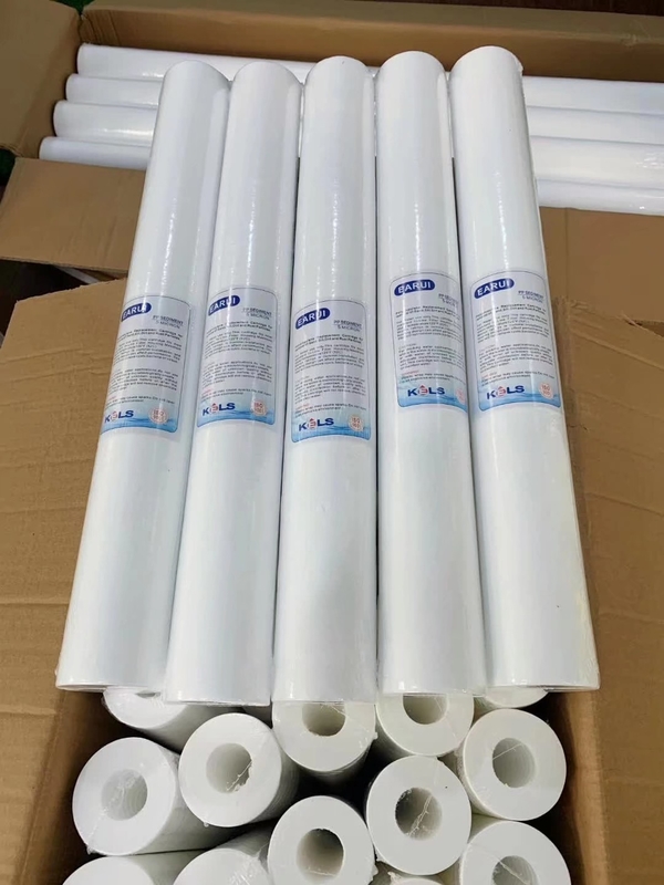 5 microns pp enormes déposent pour filtrer de grands accessoires de système de RO tournés par pp de cartouche filtrante
