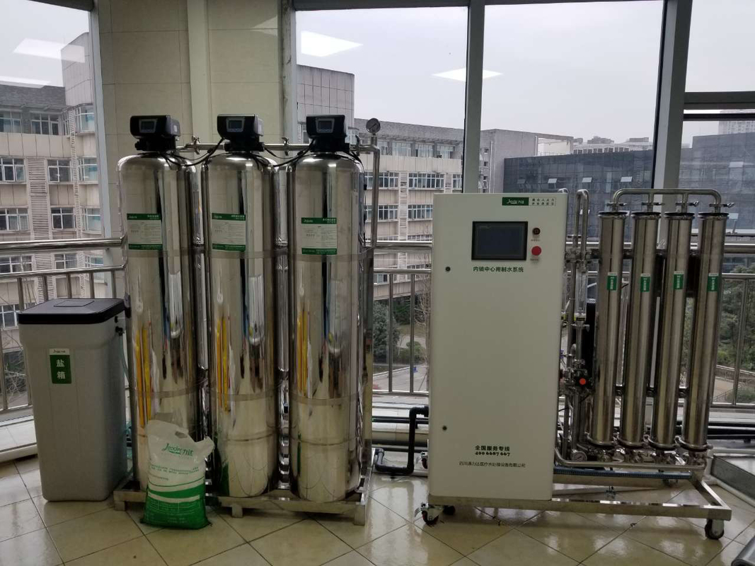 500 litres par système de traitement de l'eau à passe double de RO d'étapes du système deux de RO d'heure