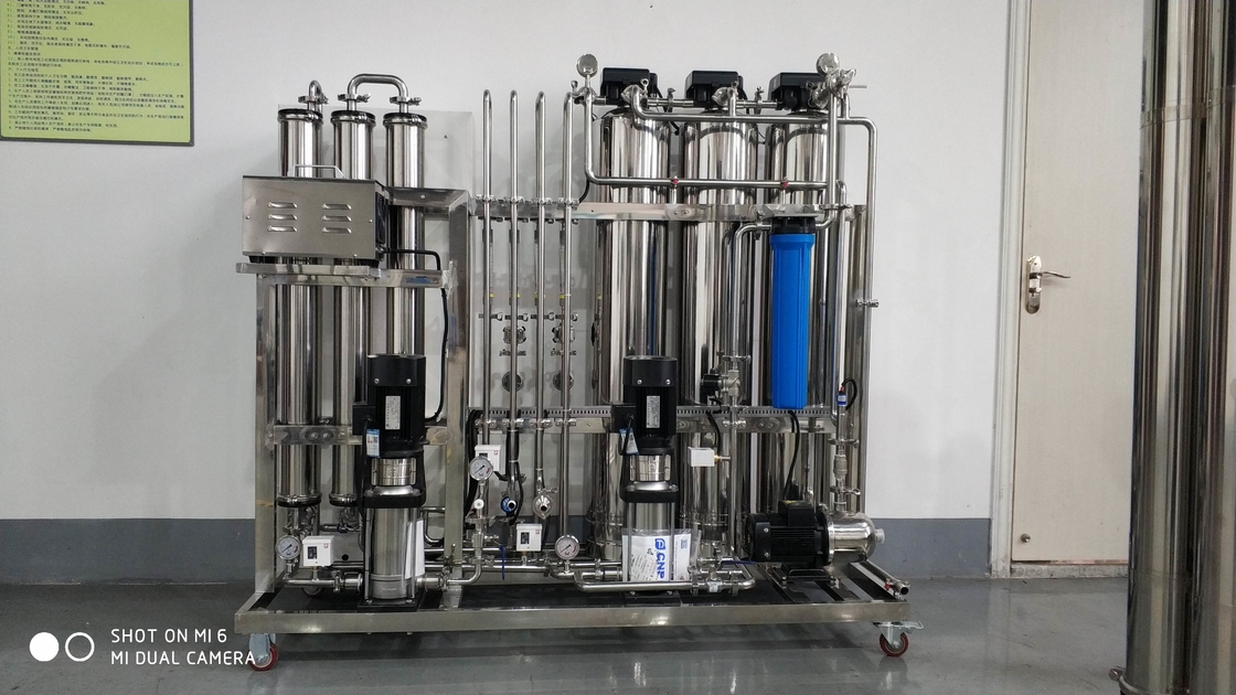 500 litres par système de traitement de l'eau à passe double de RO d'étapes du système deux de RO d'heure