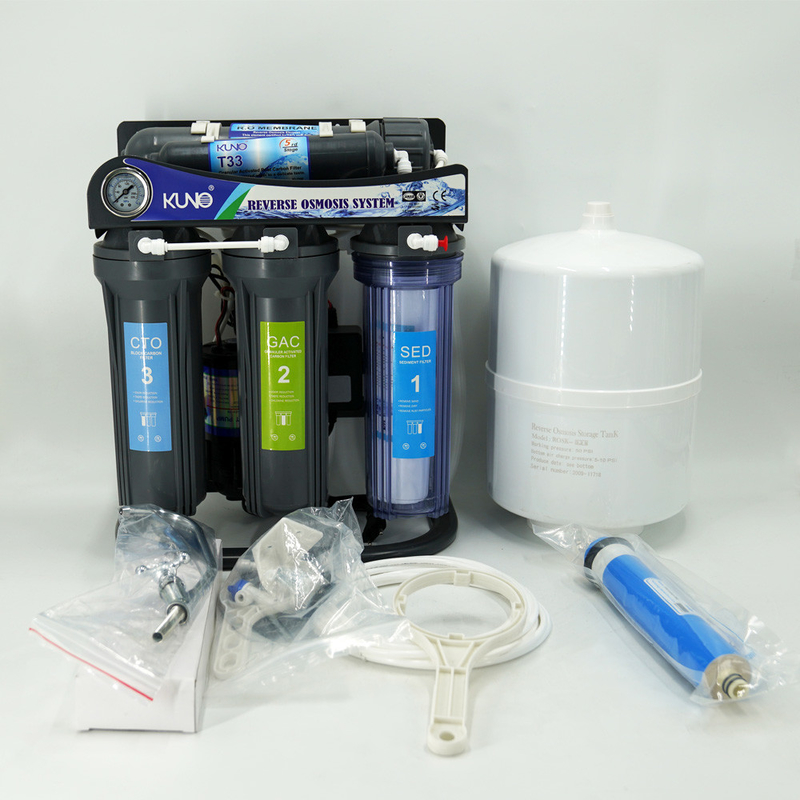 Pièces résidentielles de filtre d'eau de membrane de RO de 100GPD 50G 75G 100G