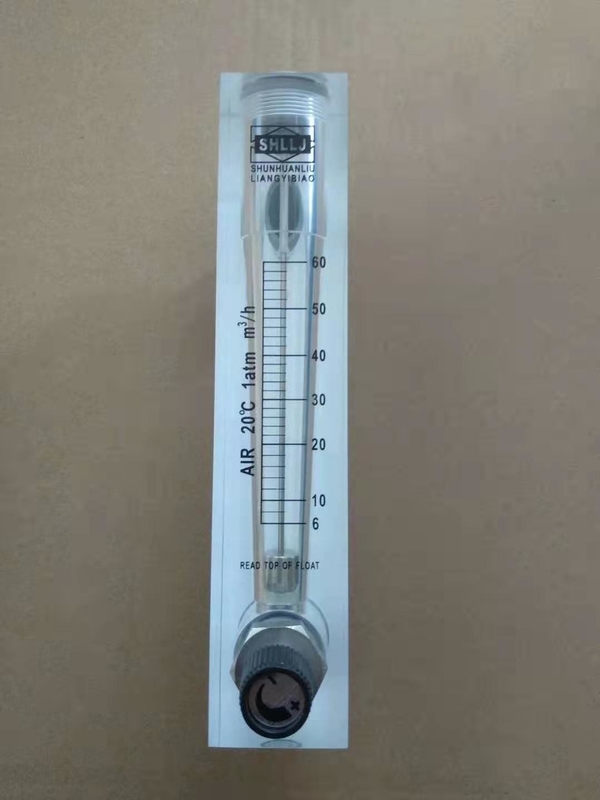 Type de panneau débitmètre de Rota de compteur de débit en verre pour le traitement de l'eau d'accessoires de système de RO