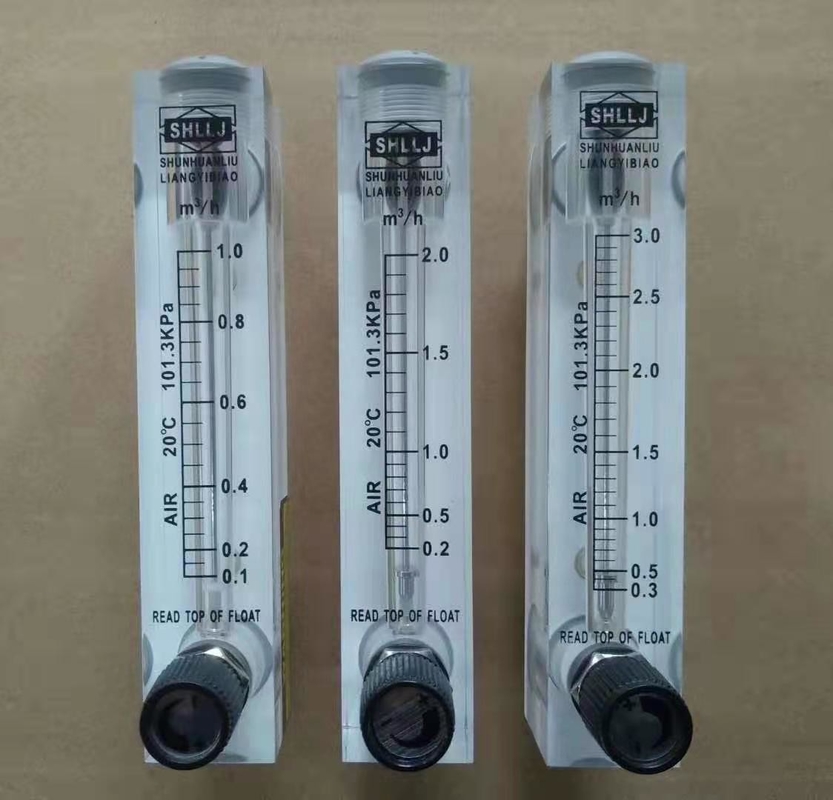 Type de panneau débitmètre de Rota de compteur de débit en verre pour le traitement de l'eau d'accessoires de système de RO