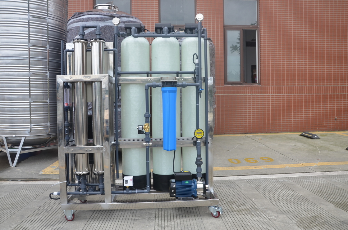 Système industriel 500L de filtre d'eau de RO d'adoucissant de contrôle automatique