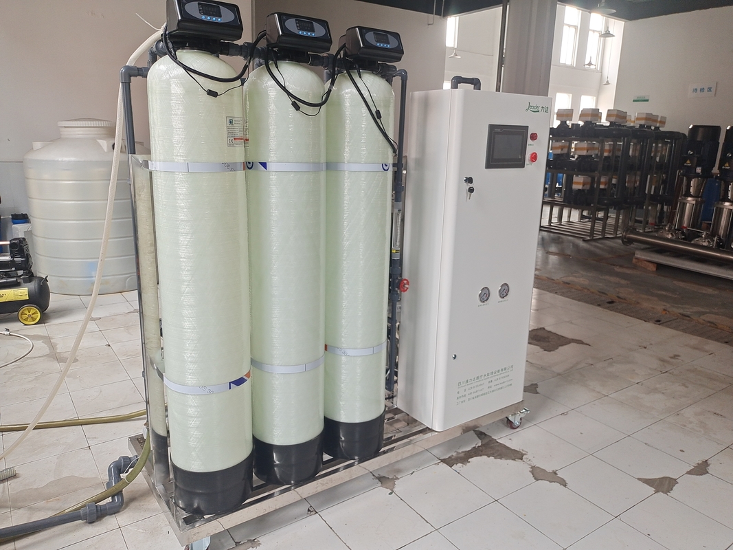 Système de filtre d'eau de RO d'OEM d'installation de traitement de l'eau du monopasse 500LPH