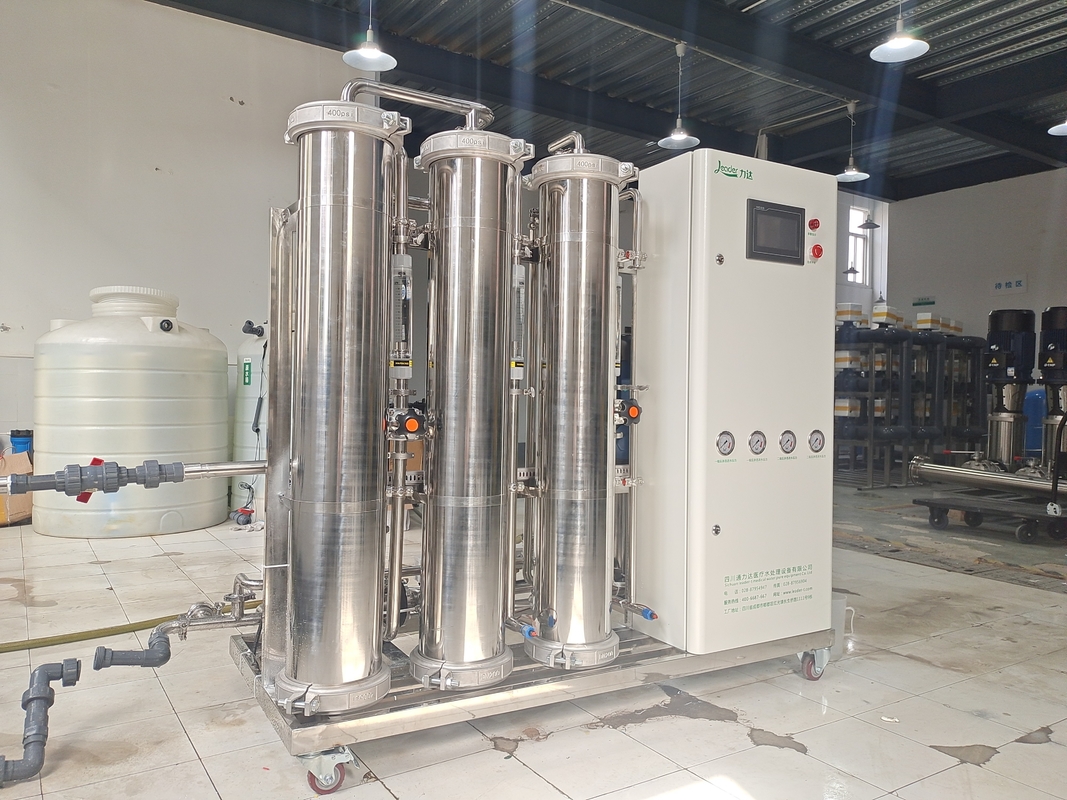 Système d'osmose d'inversion d'étape du double 1200LPH pour le dessalement