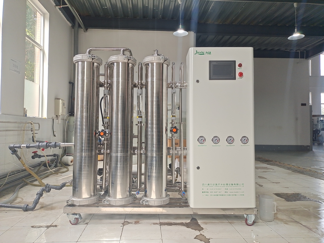 Système d'osmose d'inversion d'étape du double 1200LPH pour le dessalement