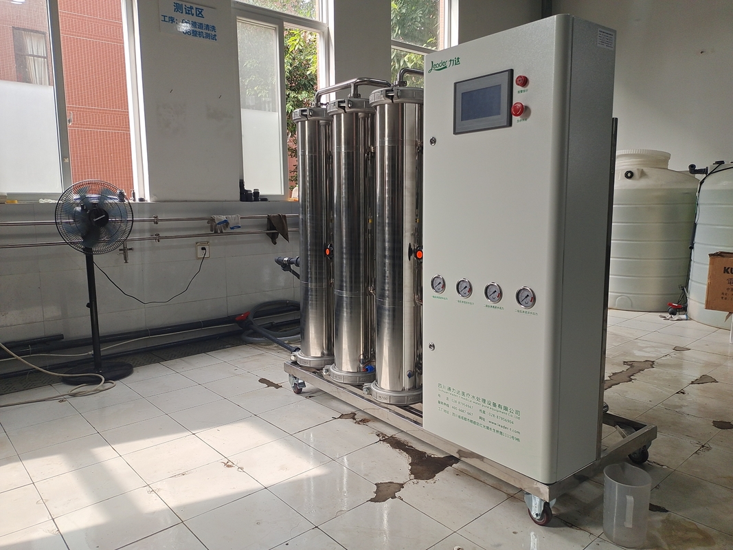 Système d'osmose d'inversion d'étape du double 1200LPH pour le dessalement