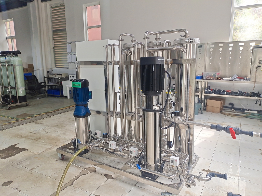 Système d'osmose d'inversion d'étape du double 1200LPH pour le dessalement