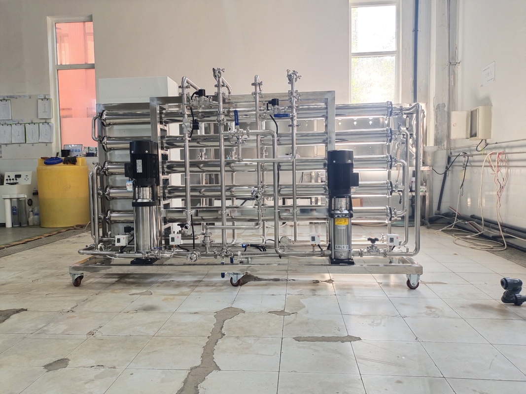 Usine à deux étages 1000Lph du système de traitement de l'eau d'osmose d'inversion RO