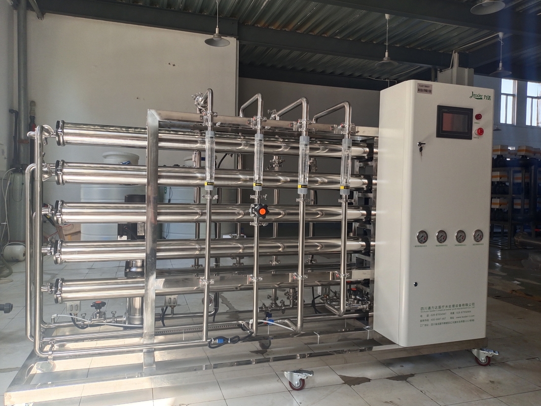 Usine à deux étages 1000Lph du système de traitement de l'eau d'osmose d'inversion RO