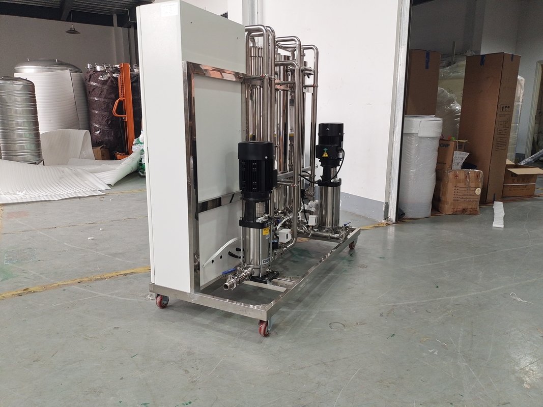 Système de RO d'étape du double 1000LPH par le matériel complet de solides solubles
