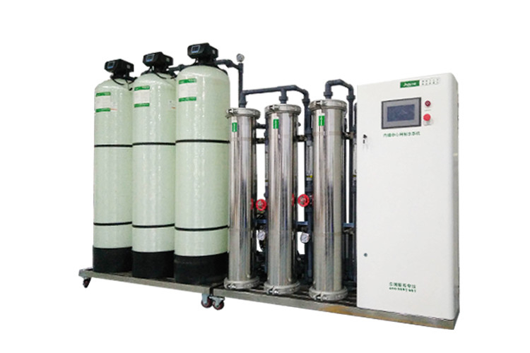 Système à passe double actif 1000L/H de RO de traitement de l'eau de filtre de carbone