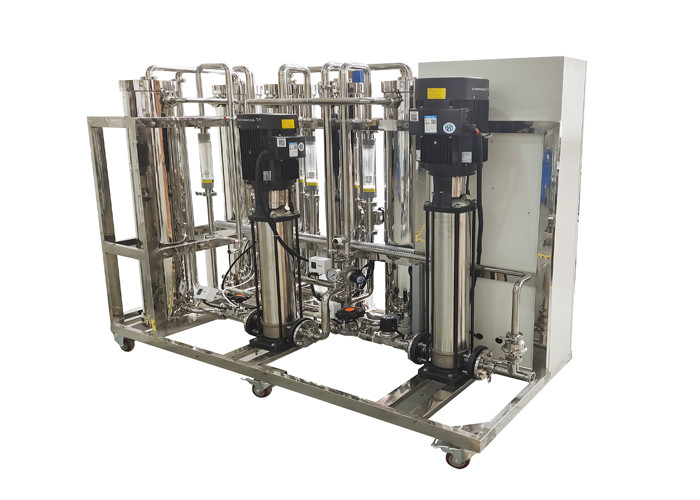 double plante aquatique de système de RO d'étape de l'acier inoxydable 1500LPh pour l'eau ultra pure